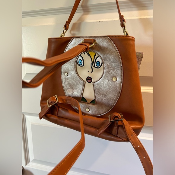 Disney Danielle Nicole Tinker Bell Backpack Purse Convertible Top Handle - Picture 3 of 7